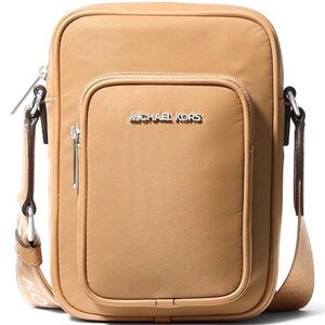 Michael Kors Khai North South Pocket Messenger Crossbody Bag